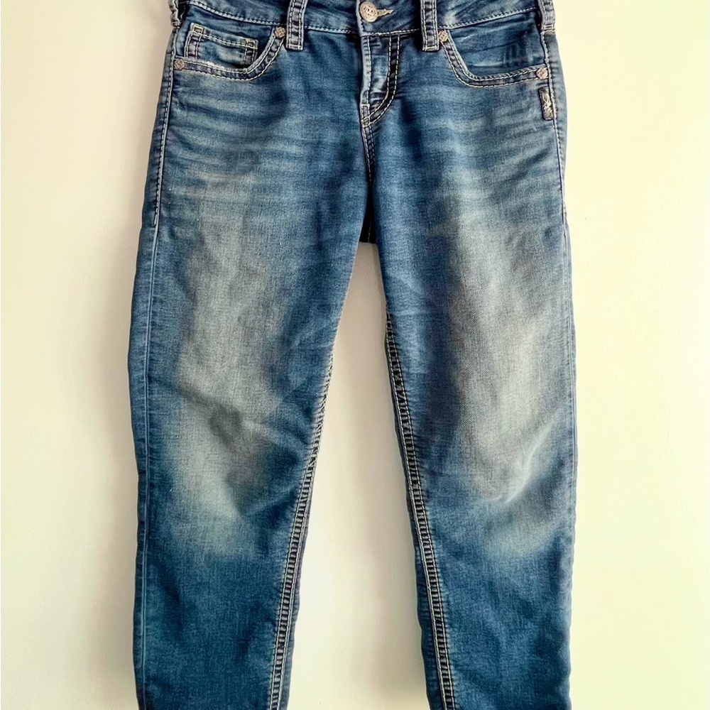 Silver Jeans Co. Capri Jeans And Sweats Joga Women’s Size W29 L24, EUC
